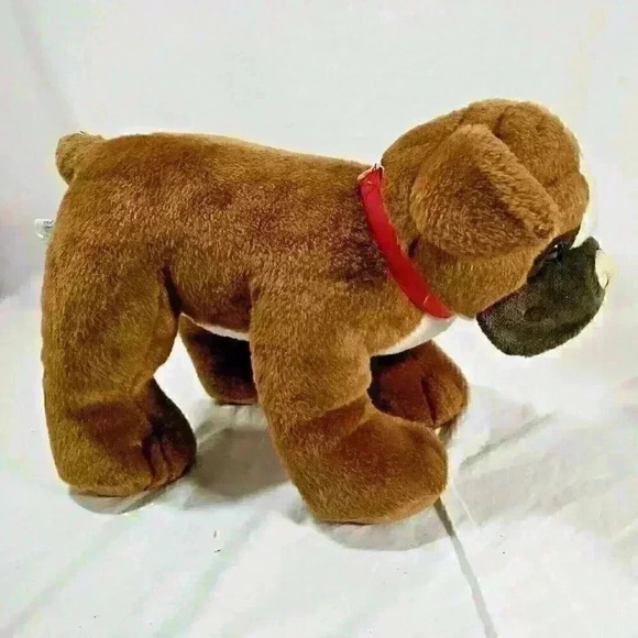 Build-A-Bear Workshop Realistic Boxer Bulldog Dog Puppy Plush Stuffed Animal 14" - Picture 3 of 11